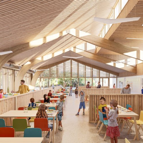 Restructuration du secteur de l'ancienne caserne en un restaurant scolaire et construction de salles sportives et associatives - Vaulnaveys-Le-Haut (38)
